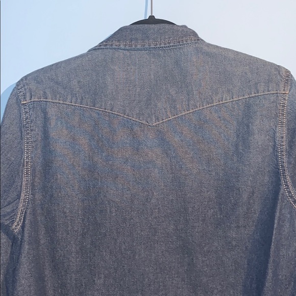 Denim Button Down Shirt - Picture 5 of 5